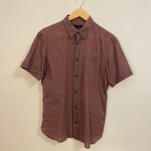 AllSaints shortsleeve cotton shirt, size small